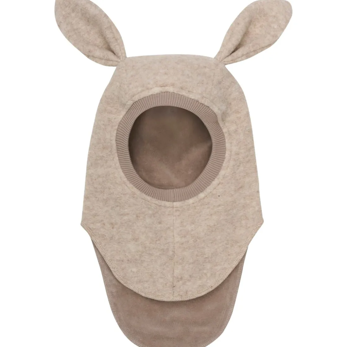 Fashion Balaclava Kaninører tovet ull, Sand Melange Vinterluer Barn | Vinterluer Baby