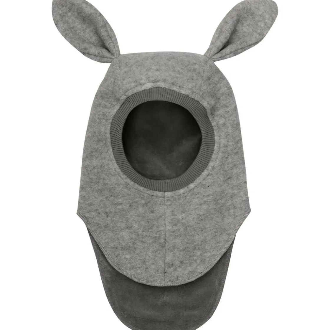 Hot Balaclava Kaninører tovet ull, M. Grey Mel Vinterluer Barn | Vinterluer Baby