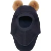 Outlet Balaclava lue tovet ull og dusker, Dark Navy Vinterluer Barn | Vinterluer Baby