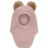New Balaclava lue tovet ull og dusker, Fawn Vinterluer Barn | Vinterluer Baby
