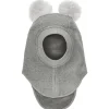 Sale Balaclava lue tovet ull og dusker, M. Grey Vinterluer Barn | Vinterluer Baby