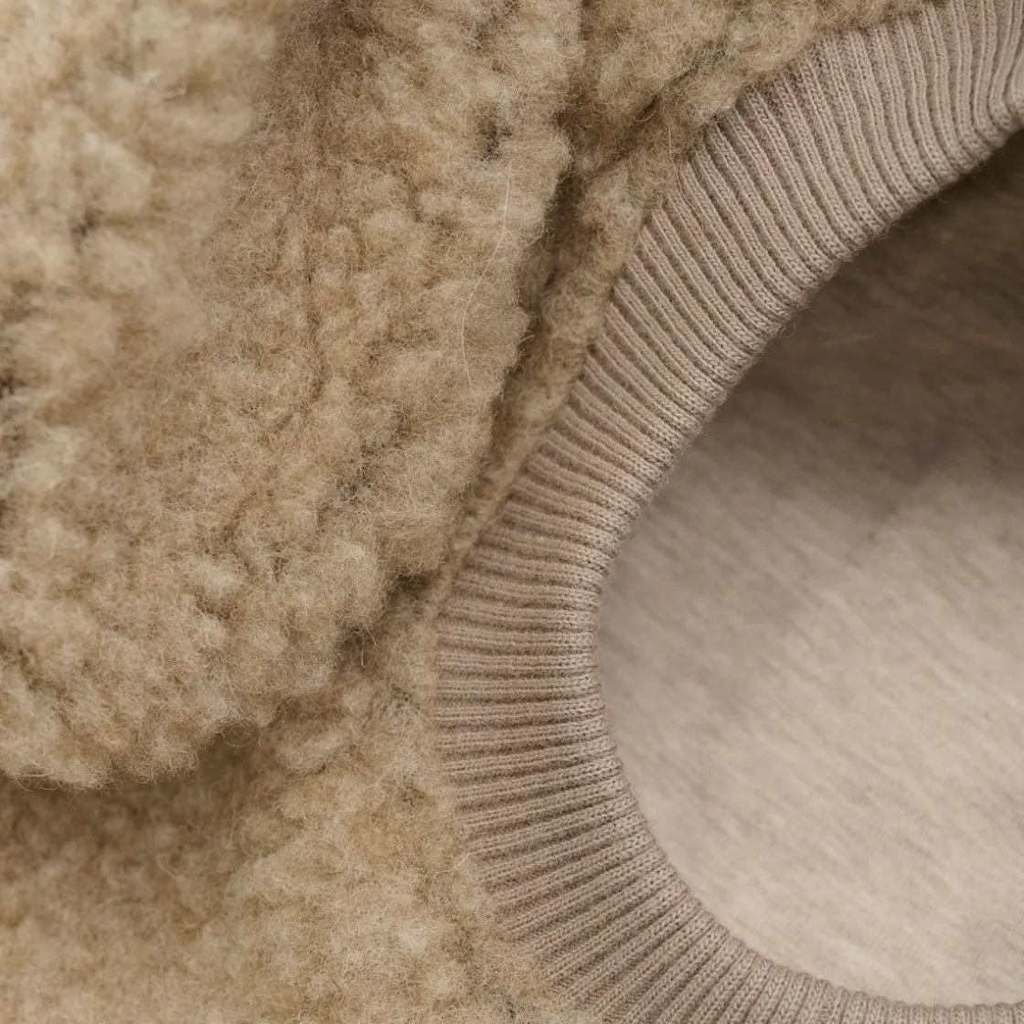 Best Balaclava Teddy ull kaninører, Cobblestone Vinterluer Barn | Vinterluer Baby