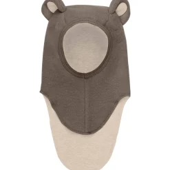 Outlet Balaclava ullfleece M. Fôr B, Brown Melange Vår- Og Høstluer Barn | Vår- Og Høstluer Baby