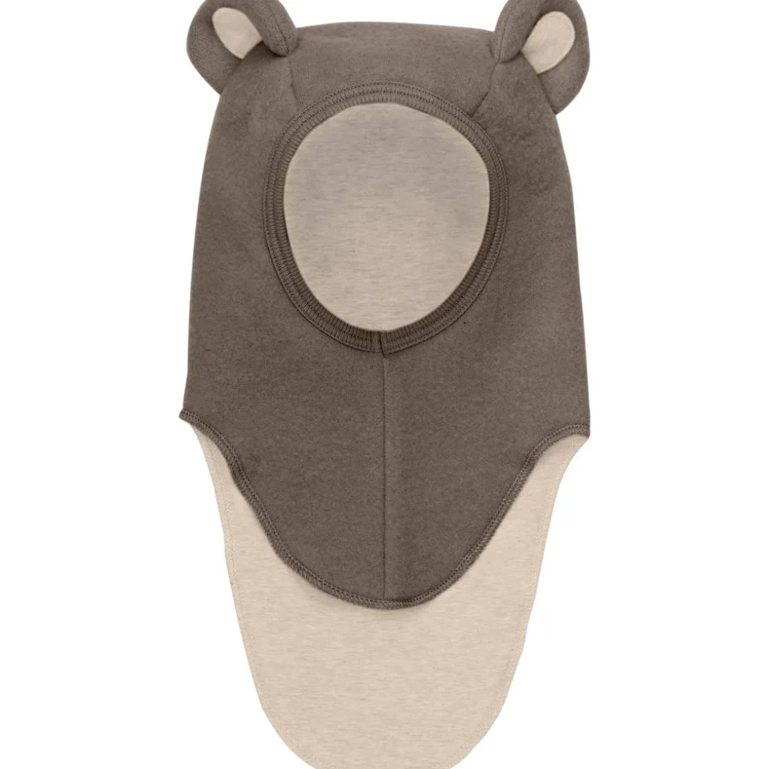 Outlet Balaclava ullfleece M. Fôr B, Brown Melange Vår- Og Høstluer Barn | Vår- Og Høstluer Baby