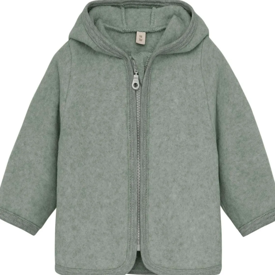 Online bomullsfleece jakke med ører, Lily Pad Melange Fleece Barn | Jakker Barn