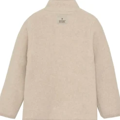Discount bomullsfleece jakke til barn, Camel Melange Fleece Barn | Jakker Barn