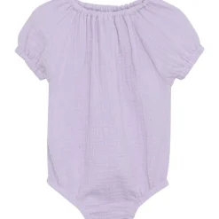 New Huttelihut Muslin Romper, Orchid Petal Penklær Baby Jente | Penklær Baby Gutt