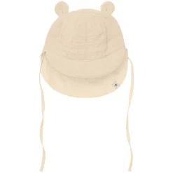 Clearance Muslin solhatt m/ører, Irish Cream Solhatter Barn | Solhatter Baby