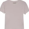 Fashion Rib t-skjorte til barn, Cloud Gray Penklær Jente | Penklær Baby Gutt