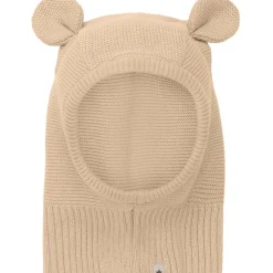 Sale strikket balaclava m/ører, Irish Cream Vår- Og Høstluer Barn | Vår- Og Høstluer Baby