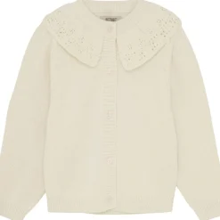 Clearance strikket cardigan til barn, Antique White Penklær Jente | Penklær Jente
