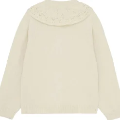 Clearance strikket cardigan til barn, Antique White Penklær Jente | Penklær Jente