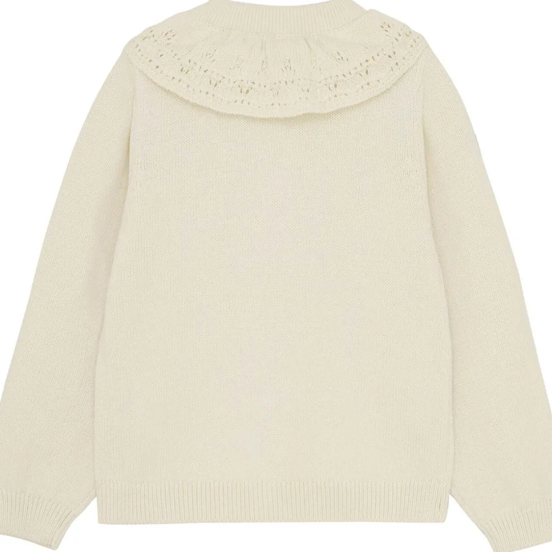 Clearance strikket cardigan til barn, Antique White Penklær Jente | Penklær Jente