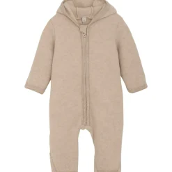 Sale ullfleecedress med ører (M), Camel Melange Heldresser / Kjøredresser Baby | Heldresser & Pyjamaser Jente
