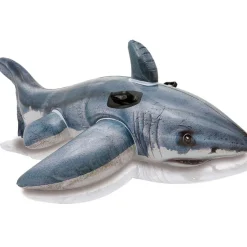 Clearance Great White Shark oppblåsbar hvithai, 3 år+ Vannleker