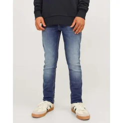 Outlet Jack & Jones Junior Glenn 001 jeans, Blue Denim Bukser Gutt 8-16 År | Bukser Baby Gutt