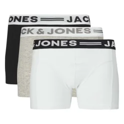 Hot Jack & Jones Sense 3-pack boxer, Light Grey Melange Undertøy Gutt 8-16 År | Undertøy Gutt