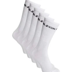 Online Basic 5-pack tennissokker, White Sokker Gutt 8-16 År | Sokker Gutt