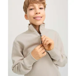Online Bradley half-zip sweatshirt, Moonbeam Gensere Gutt 8-16 År | Gensere & Overdeler Gutt