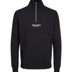 Fashion Vesterbro half-zip sweatshirt, Black Gensere Gutt 8-16 År | Gensere & Overdeler Gutt