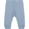 New Aqua Flora leggings i sommerull, Dusty blue Bukser Gutt | Bukser Baby Gutt