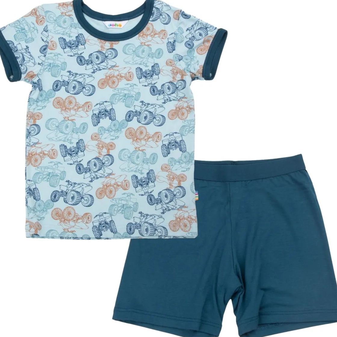 Best ATV kortermet pyjamas i bambus til barn, Blue Pyjamas Gutt 8-16 År | Pyjamaser Gutt