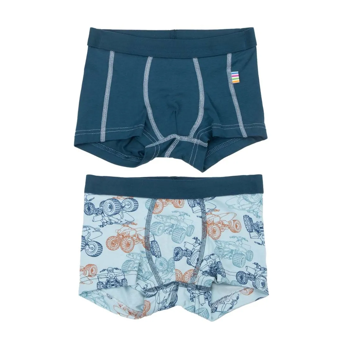 Best ATV 2-pack boxer i bambus til barn, Blue Undertøy Gutt 8-16 År | Undertøy Gutt
