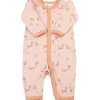 Best Fox heldress i ull/bomull, Peach Ulldresser & Ullpyjamaser Baby | Heldresser & Pyjamaser Jente