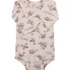 Best Lake omslagsbody i bambus, Pink Bodyer Baby Jente