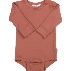 Outlet Poppy & Mill body i bambus, Red/Brown Bodyer Baby Jente