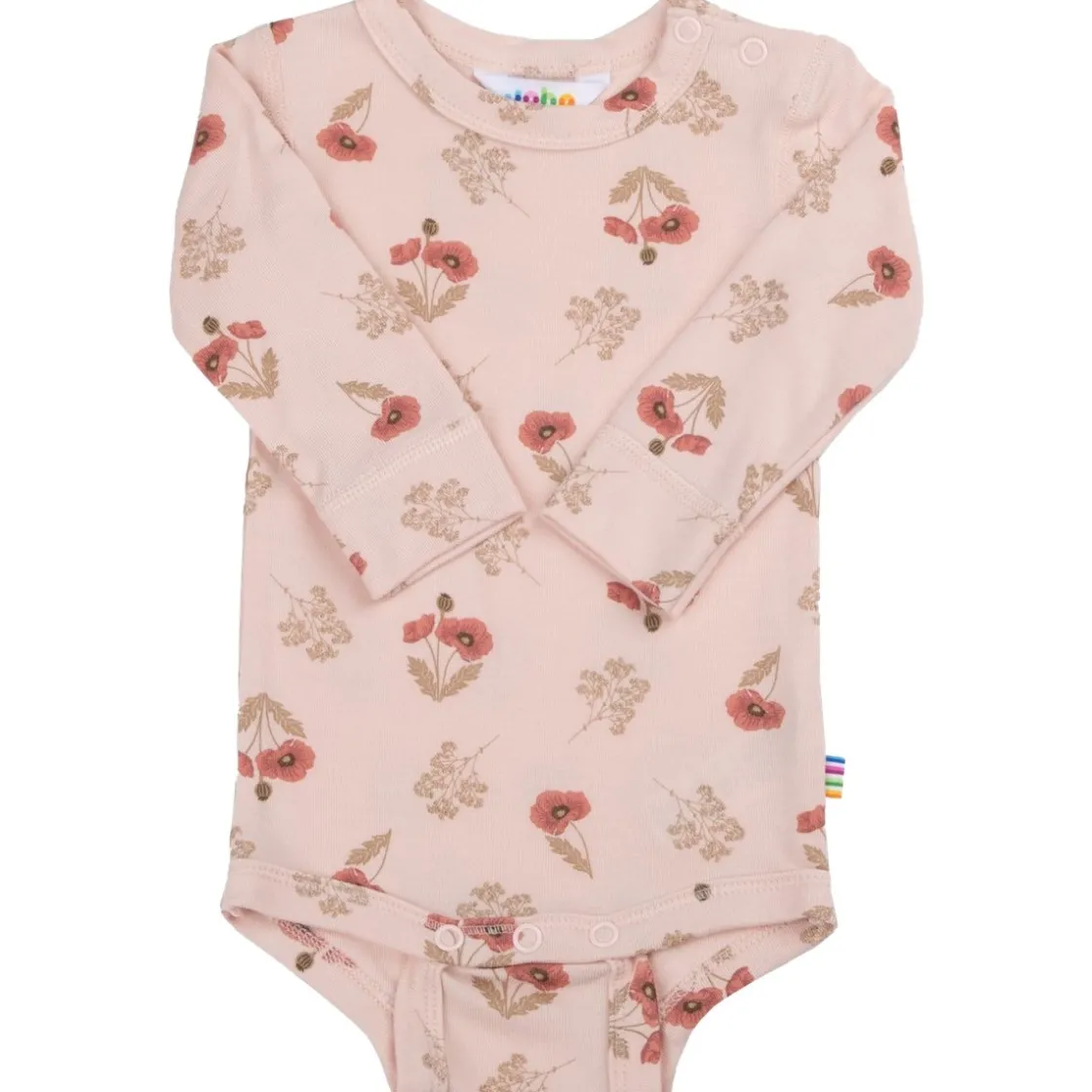 New Poppy & Mill body i bambus, Pink Bodyer Baby Jente