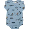 Best Poppy & Mill omslagsbody i bambus, Blue Bodyer Baby Jente | Bodyer Baby Gutt