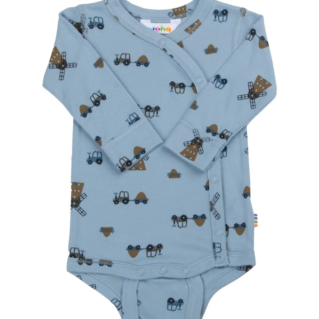 Best Poppy & Mill omslagsbody i bambus, Blue Bodyer Baby Jente | Bodyer Baby Gutt