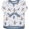 Clearance Scarecrow genser i ull/bambus, Off White/Blue Ullgensere Gutt 3-10 År | Ullgensere Gutt