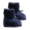 New ullfleece booties til baby, navy Tøfler | Booties Til Baby