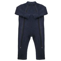Online ullfleece heldress til baby med glidelås, navy Heldresser / Kjøredresser Baby | Heldresser & Pyjamaser Jente