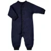 Hot ullfleece heldress til baby med knapper, navy Heldresser / Kjøredresser Baby | Heldresser & Pyjamaser Jente