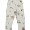 Outlet Wood animals leggings i ull, Lgt. Beige Ullbukser Gutt 3-10 År | Ullbukser Baby