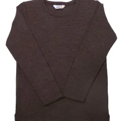 Best Wool melange genser i ull, Drk. Brown Ullgensere 8-16 År | Ullgensere Jente 3-10 År