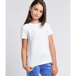 Outlet Diamante t-skjorte, bright white T-skjorte Jente 8-16 År | T-skjorter & Singleter Jente