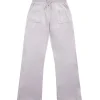 Outlet Tonal velour joggebukse, dapple grey Bukser Jente 8-16 År | Bukser Baby Gutt