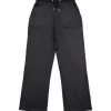 Sale Tonal velour joggebukse, jet black Bukser Jente 8-16 År | Bukser Baby Gutt