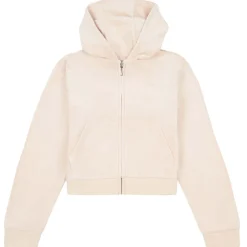 Outlet Tonal velour hettejakke, Gray Morn Gensere Jente 8-16 År | Gensere & Overdeler Gutt