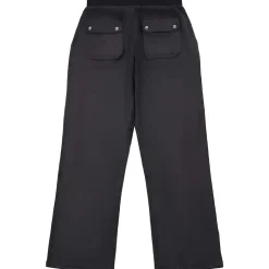 Sale Tonal velour joggebukse, jet black Bukser Jente 8-16 År | Bukser Baby Gutt