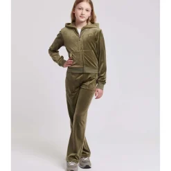 Sale Tonal velour hettejakke, tea leaf Gensere Jente 8-16 År | Gensere & Overdeler Gutt