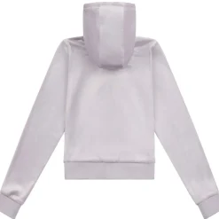 New Tonal velour hettejakke, dapple grey Gensere Jente 8-16 År | Gensere & Overdeler Gutt