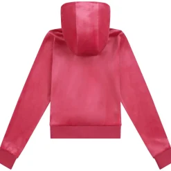 New Tonal velour hettejakke, sangria Gensere Jente 8-16 År | Gensere & Overdeler Gutt
