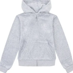 Best velour hettejakke til barn, Heather Grey Gensere Jente 8-16 År | Gensere & Overdeler Gutt