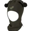Fashion balaclava lue i bomull med dinosaur, Mørk Grønn Vår- Og Høstluer Barn | Vår- Og Høstluer Baby