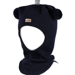 Hot balaclava lue med skinnlapp, marineblå Vinterluer Barn | Vinterluer Baby